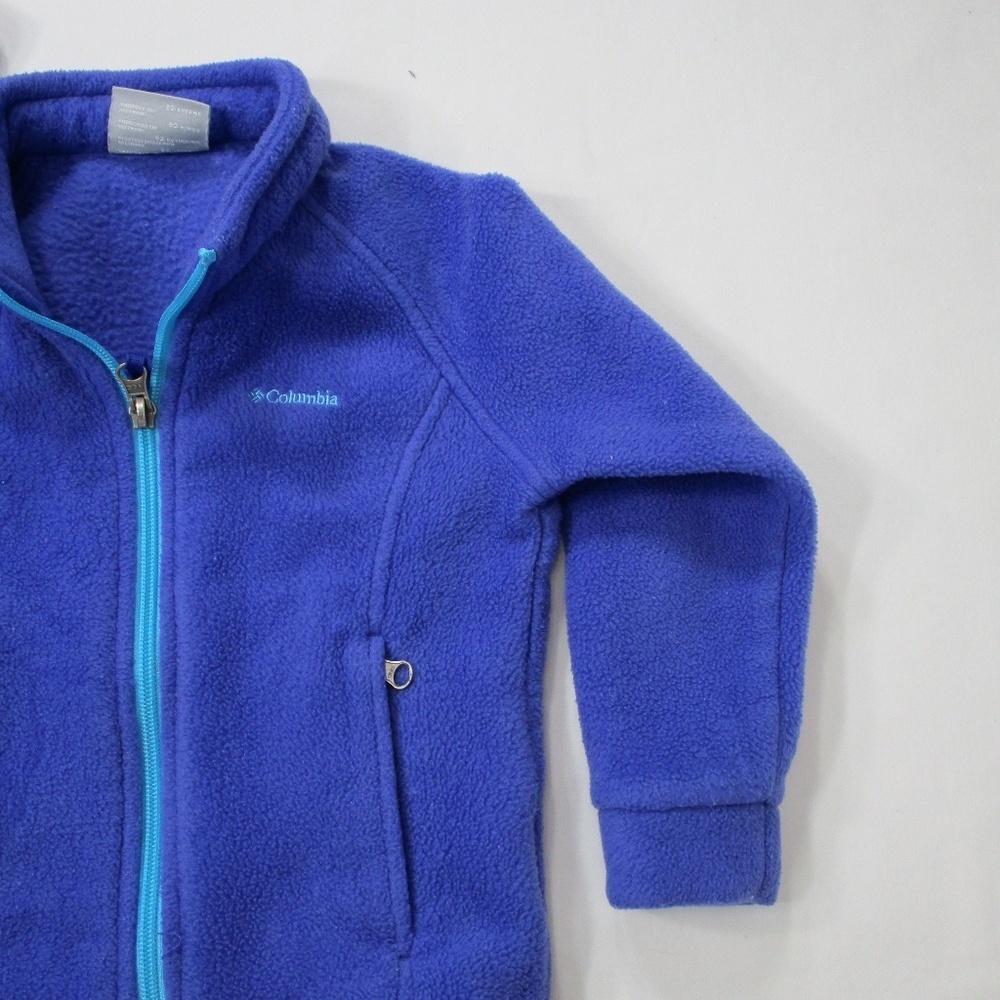 COLUMBIA Girls Fleece Jacket Size 3T - Picture 2 of 6